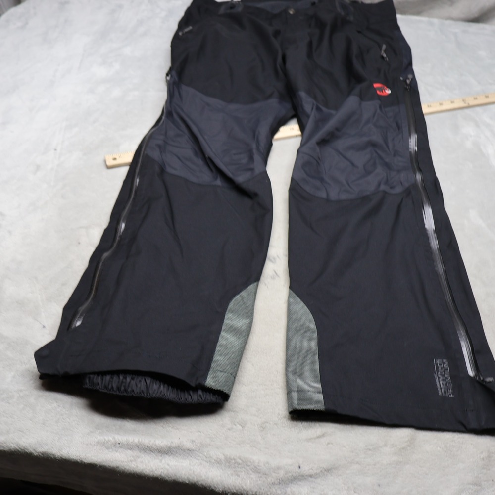 Mammut Snow Pants Mens 38x33 Black Waterproof Ski Side Zipper Outdoor Hiking